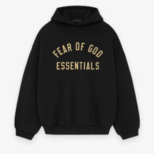 Fear Of God Essentials Black Fleece Hoodie