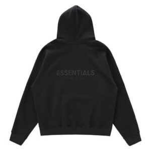 Fear Of God Essentials Harvest Back Logo Hoodie Black